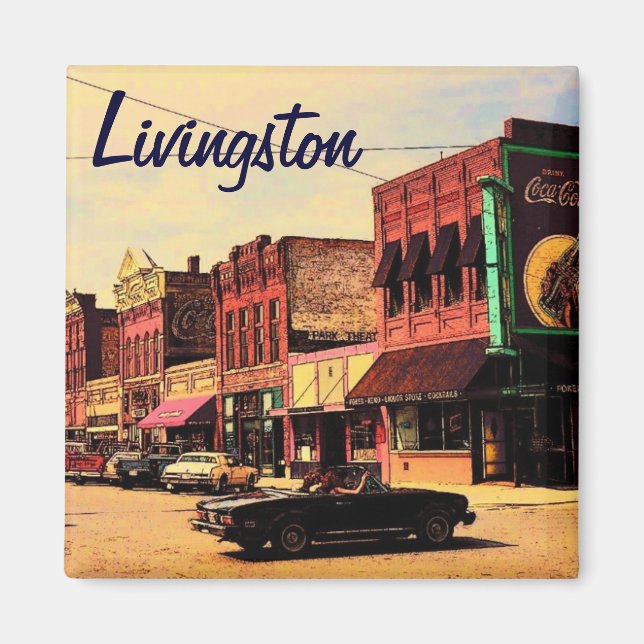 Livingston Montana Magnet (Framsidan)