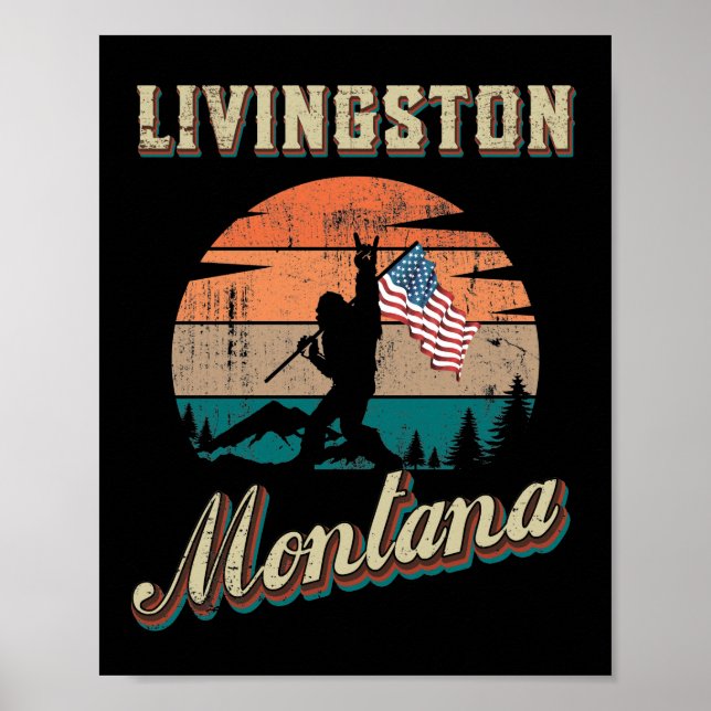 Livingston Montana Poster (Framsidan)