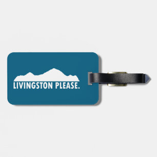 Livingston Montana Vänligen Bagagebricka