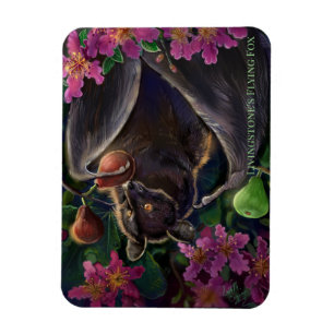 Livingstone Flies Fox Magnet
