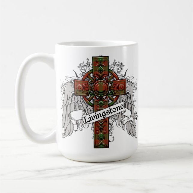 Livingstone Tartan Kor Kaffemugg (Vänster)
