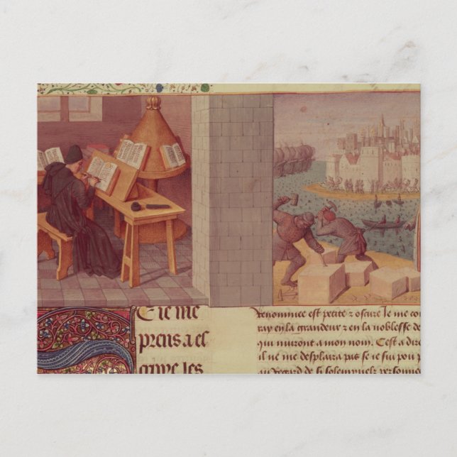 Livius  Skrivande och grundandet av Rom Vykort (Framsida)