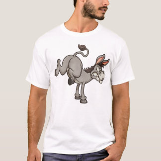 LIVIYA - Cute tecknad kickor donkey T Shirt