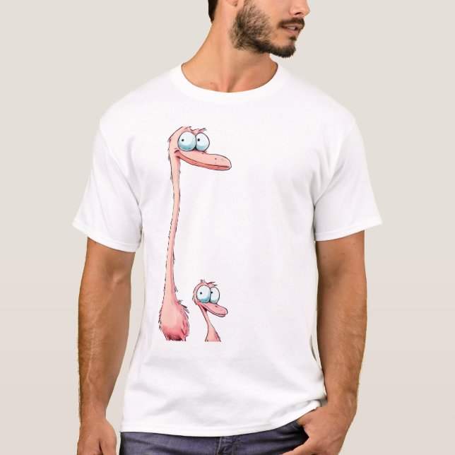 LIVIYA - Gråstrutsar av tecknad T Shirt (Framsida)
