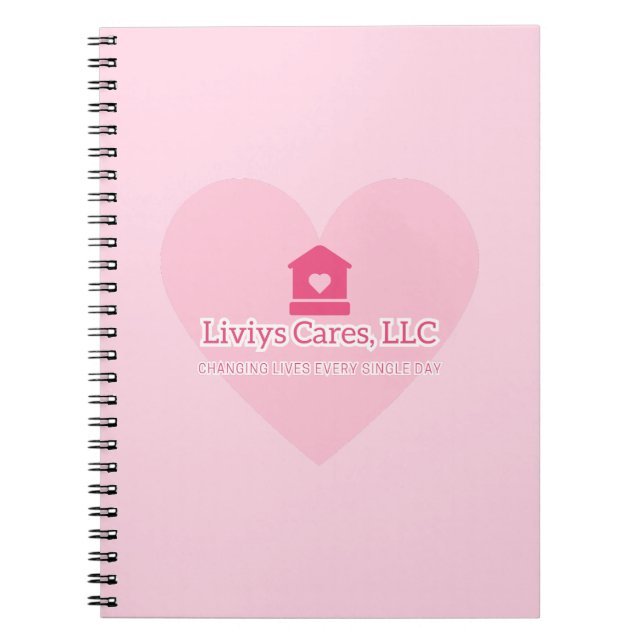 Liviys Cares logotyp Anteckningsbok (Framsidan)