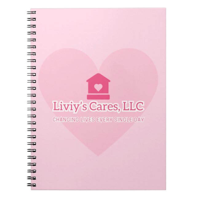 Liviys Cares Logotyp Anteckningsbok (Framsidan)
