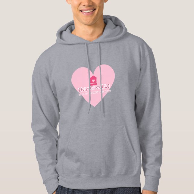 Liviys Cares Logotyp Hoodie (Framsida)