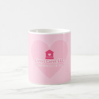 Liviys Cares logotyp Kaffemugg