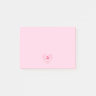 Liviys Cares logotyp Post-it Block