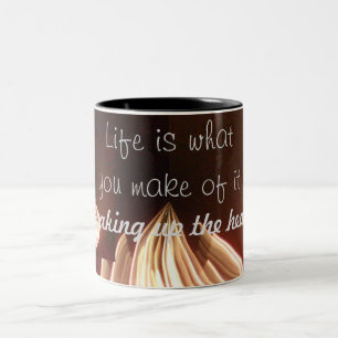 Livkaffe Två-Tonad Mugg