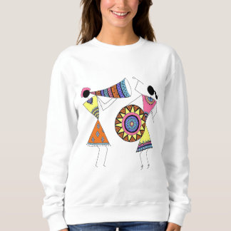 Livlig afrikansk tribal art Dansare och musiker T Shirt