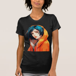 Livlig Anime Skönhet T Shirt