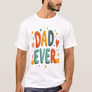 Livlig Bästa Pappa Någonsin PNG Med Hjärtan Och St T Shirt