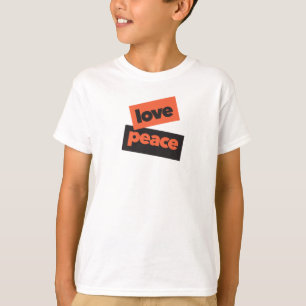 Livlig, djärv, enkel, urban design av Love Peace T Shirt