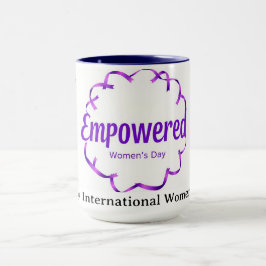 Livlig Dopamin Dekor Empowered IWD 2026 Mugg