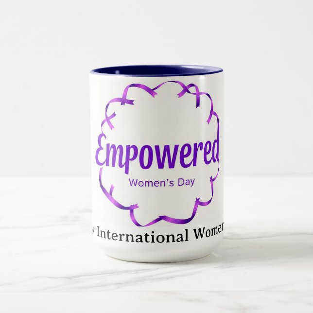Livlig Dopamin Dekor Empowered IWD 2026 Mugg (Center)