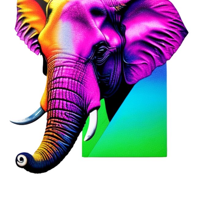 Livlig Elefant Trivet Glasunderlägg Presentlåda T- (Skapare uppladdad)