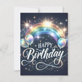 Livlig födelsedagskort vykort