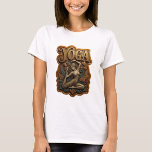 Livlig gul YOGA-citat-skjorta T Shirt