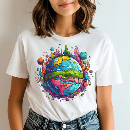 Livlig hippie-själ t shirt