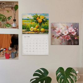 Livlig Impasto Konstkalender 2026 Kalender