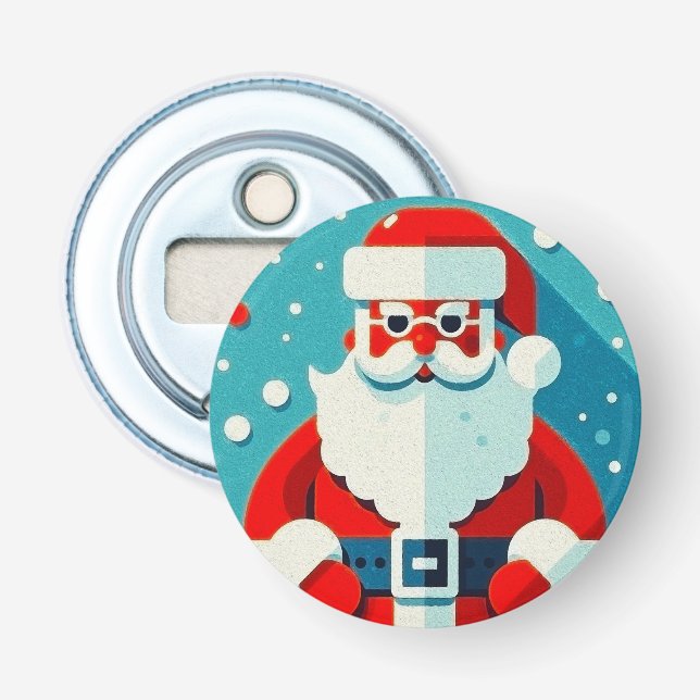 livlig Jultomten Flasköppnare (Framsidan)