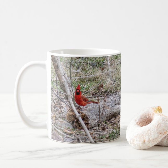 Livlig Kardinal Kaffemugg (Med munk)