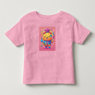 Livlig Kawaii-teckendesign - Spelande och Adora T Shirt