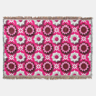🌸Livlig Lotus Blommig Rosa Harmoni✨ Filt