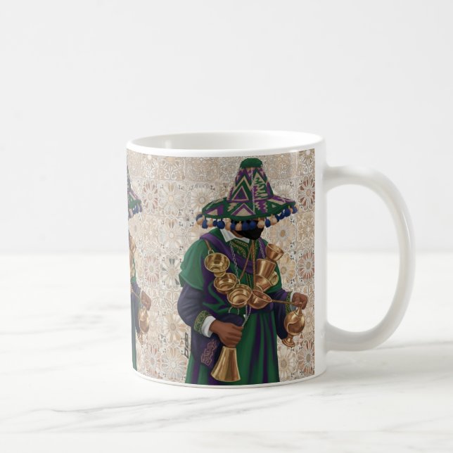 Livlig marknadsscen från Marrakech Souk Kaffemugg (Höger)
