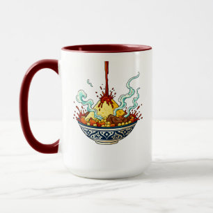 Livlig Marockansk Couscous-illustration Mugg