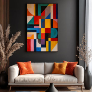 Livlig mosaik poster