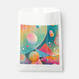 Livlig och nyckfull abstrakt konst geometrisk