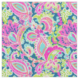 Livlig Paisley-virvel Tyg