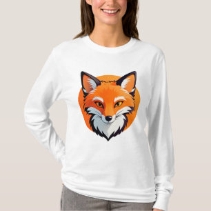 Livlig Rävhuvud T Shirt