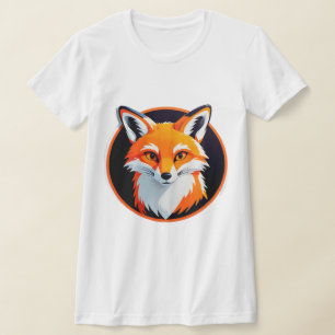 Livlig Rävhuvud T Shirt