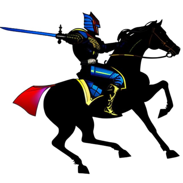 Livlig riddare t shirt (Skapare uppladdad)