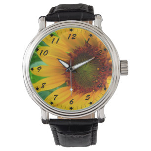 Livlig solros armbandsur