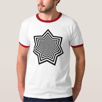 Livlig stjärnaT-tröja - skjorta för 2 färg Tee Shirt