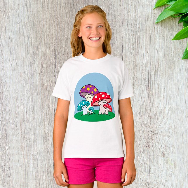Livlig Trädgård med Svamp T Shirt (Skapare uppladdad)