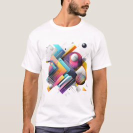 Livlig Urban Abstrakt T Shirt