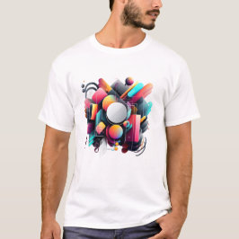 Livlig Urban Abstrakt T Shirt