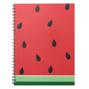 Livlig vattenmelon anteckningsbok