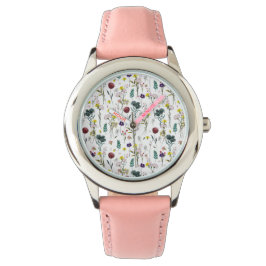 Livlig vildblomma armbandsur
