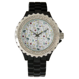 Livlig vildblomma armbandsur