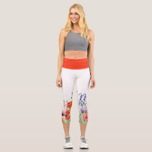 Livliga akvarell vilda blommor yoga