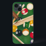 Livliga Billiards Bord med Bollar och Chalk<br><div class="desc">Racka upp dem med den här spektakulära målningen av en miljard bord av Jennifer Goldberger. bollar ser nytt ut,  filten ser imakulerad ut och kritan har redan applicerats på klockorna. Lägg det här i ditt hem,  eller ge det till en vän eller älskad som gillar ett spel med bassäng!</div>