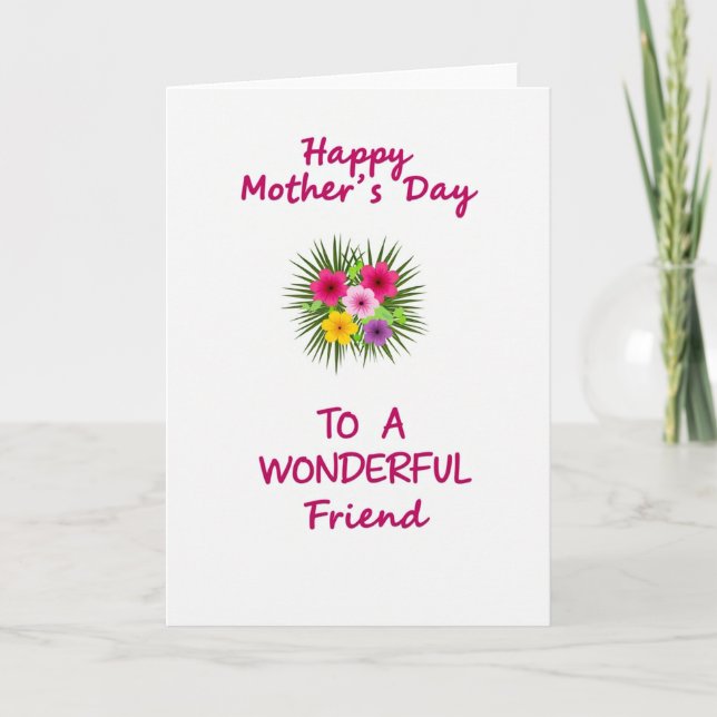 Livliga Blommor Mors Kort (Framsida)