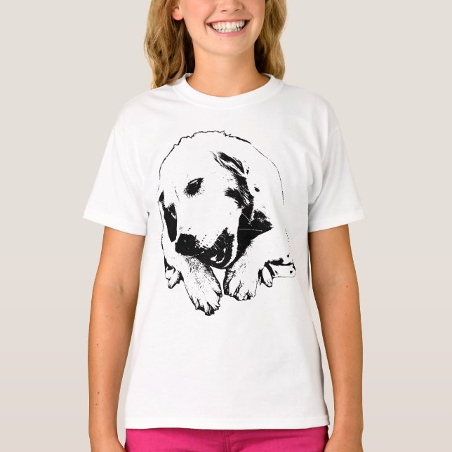 Livliga linjer för vinterstämning t shirt (Framsida)