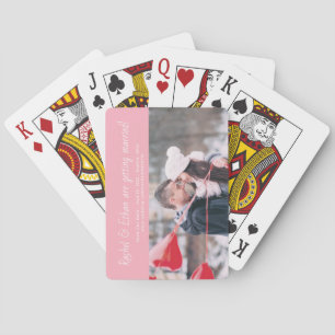 Livliga Namn Roliga Unika Förlovningsannonsering Casinokort